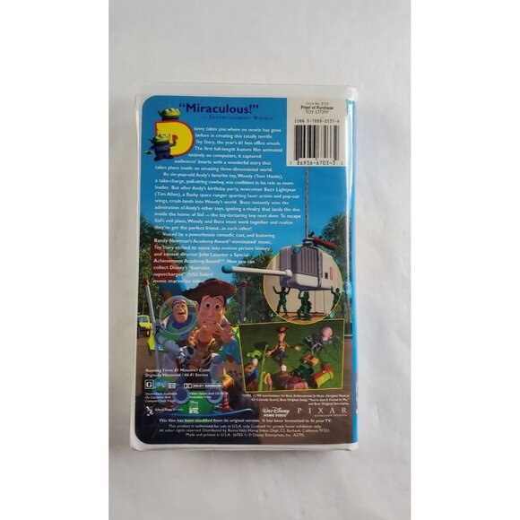 Toy Story VHS Tape - Walt Disney Pixar Clamshell - Picture 2 of 6